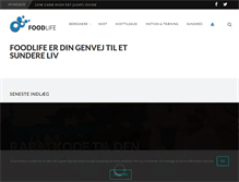 Tablet Screenshot of foodlife.dk